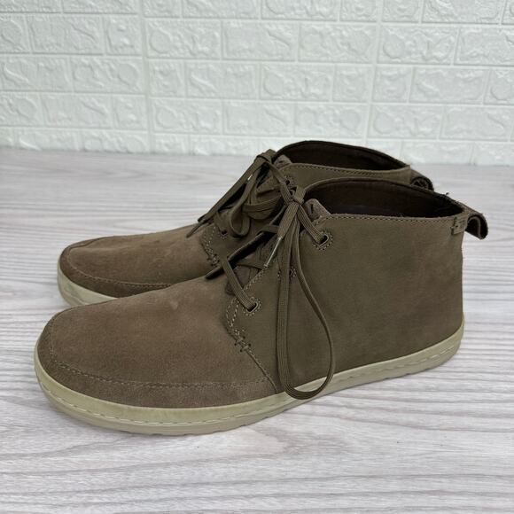 Teva Canyon Life Chukka Boots Men 11.5 Chocolate Chip Leather Suede Lace Up Flat main image 6